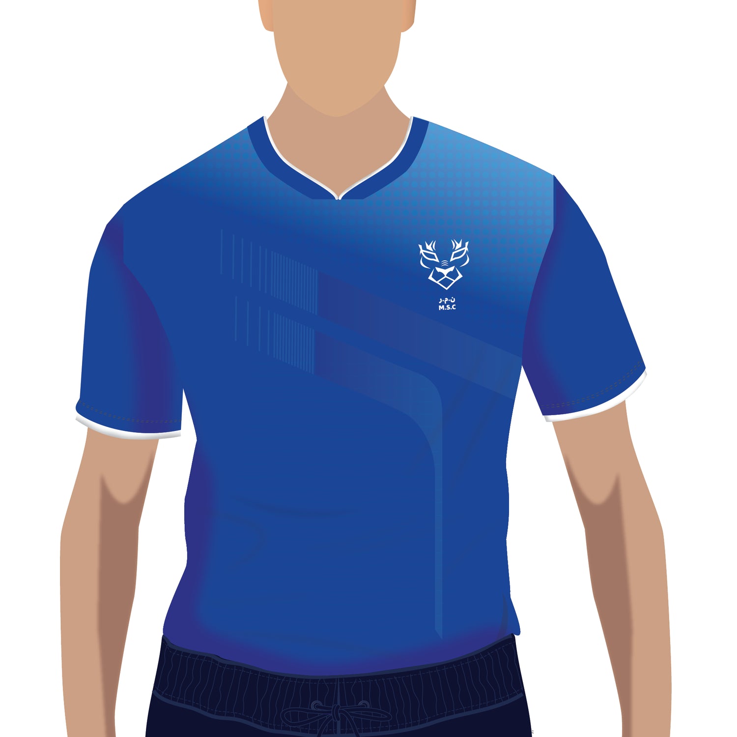 Al Maarif Pe Jersey T-shirt Blue (All Grades)