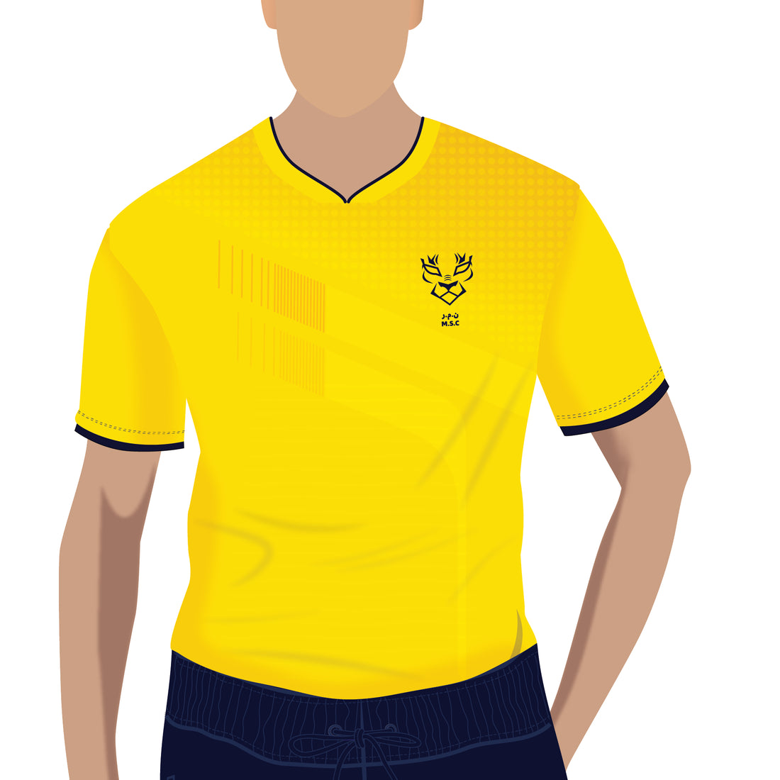 Al Maarif Pe Jersey T-shirt Yellow (All Grades)