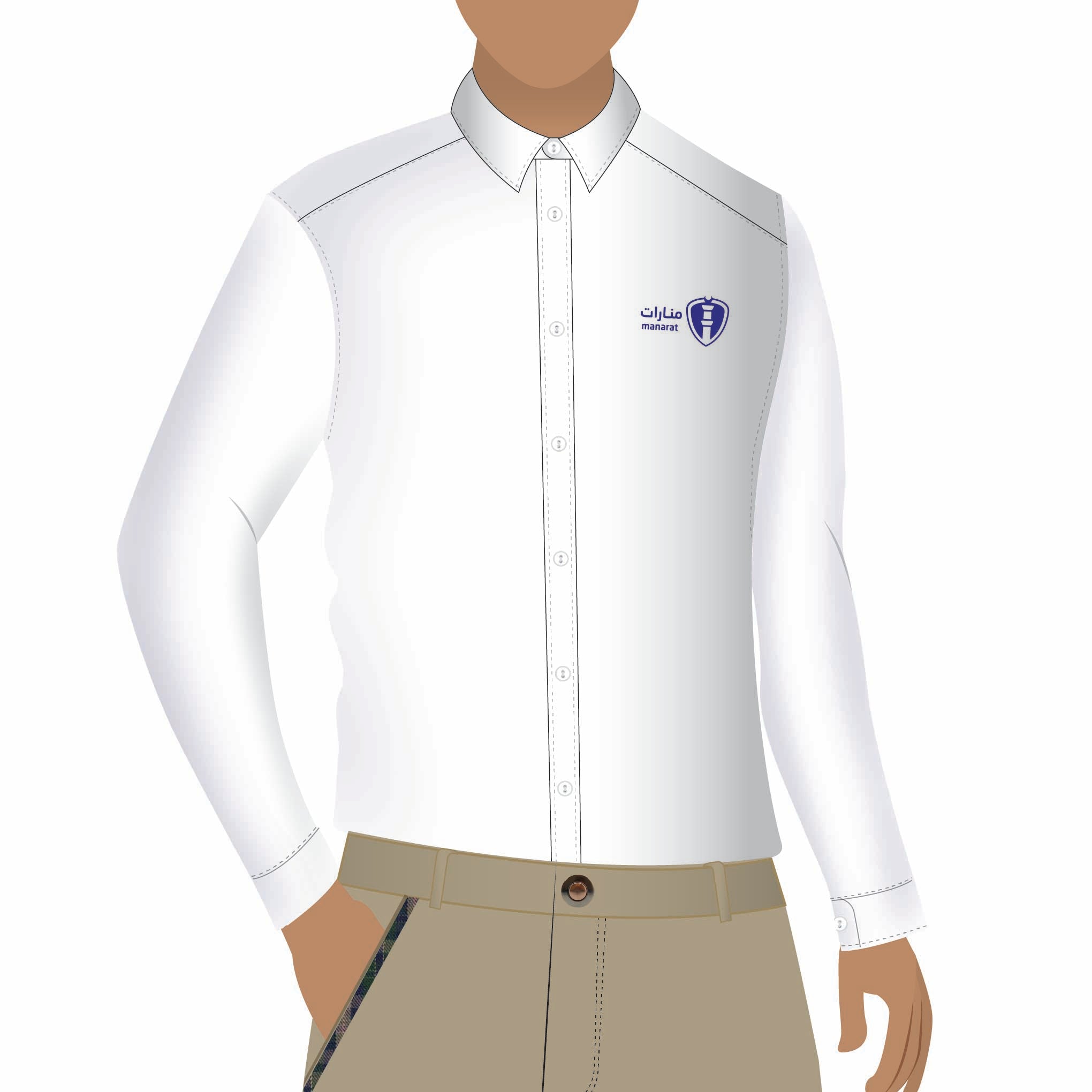 Al MANARAT Long Sleeve Shirt (Grade 11- Grade 12)