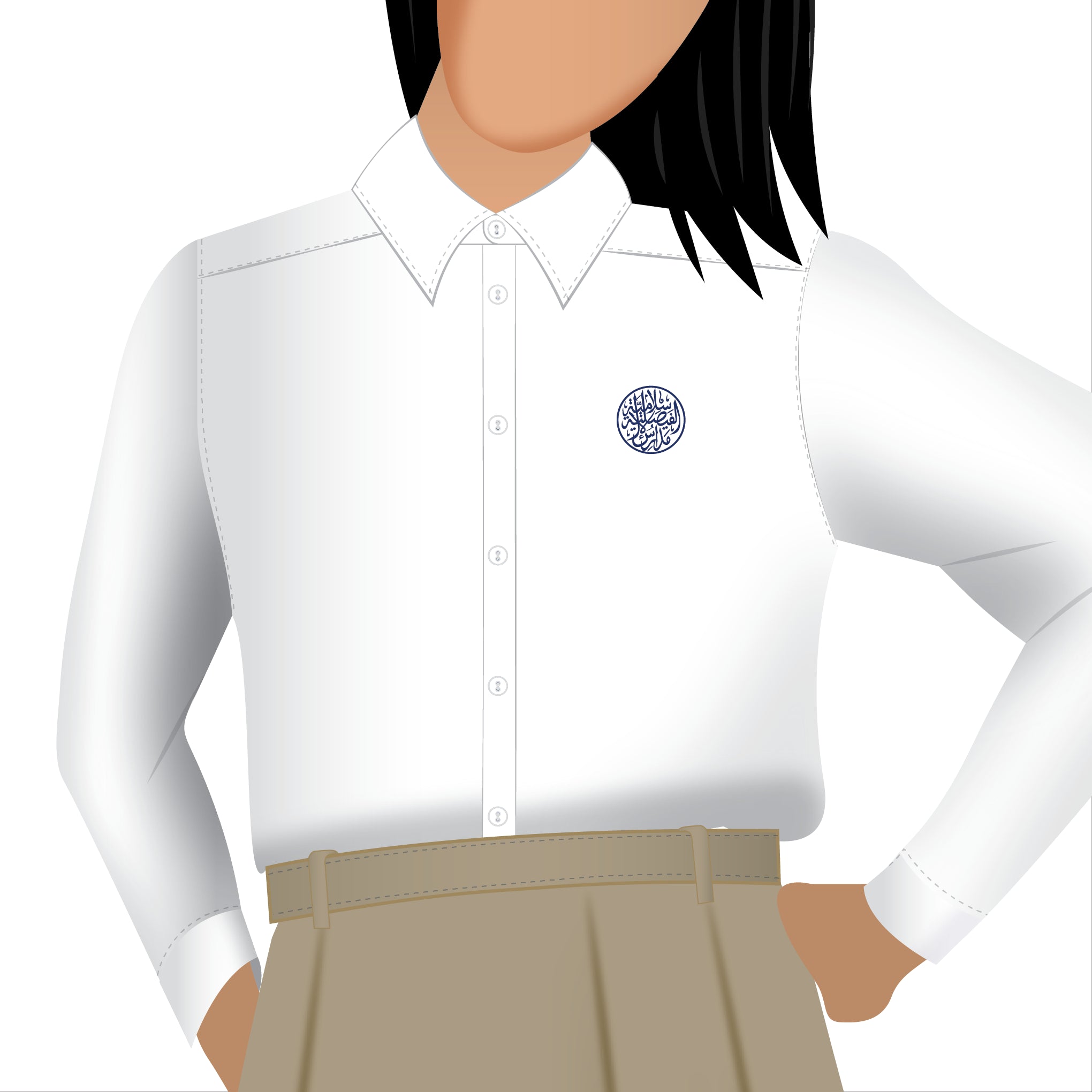 Al Faisaliah Long Sleeve Blouse (Grade 11 - Grade 12)