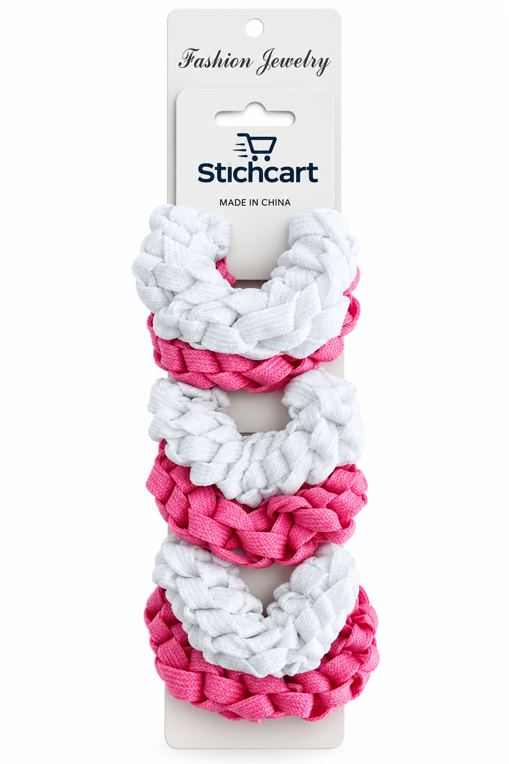 Girls Braided Hair Scrunchies