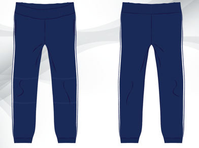 Government School Uniform – Girls Navy PE Track Pant | Grade 1–6