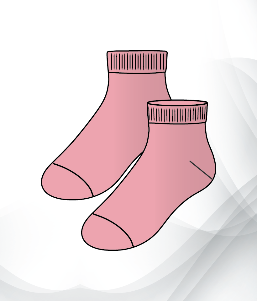 Ankle Pink Socks Pack of 3