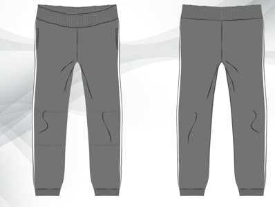 Government School Uniform – Girls Grey PE Track Pant| Grade 10–12