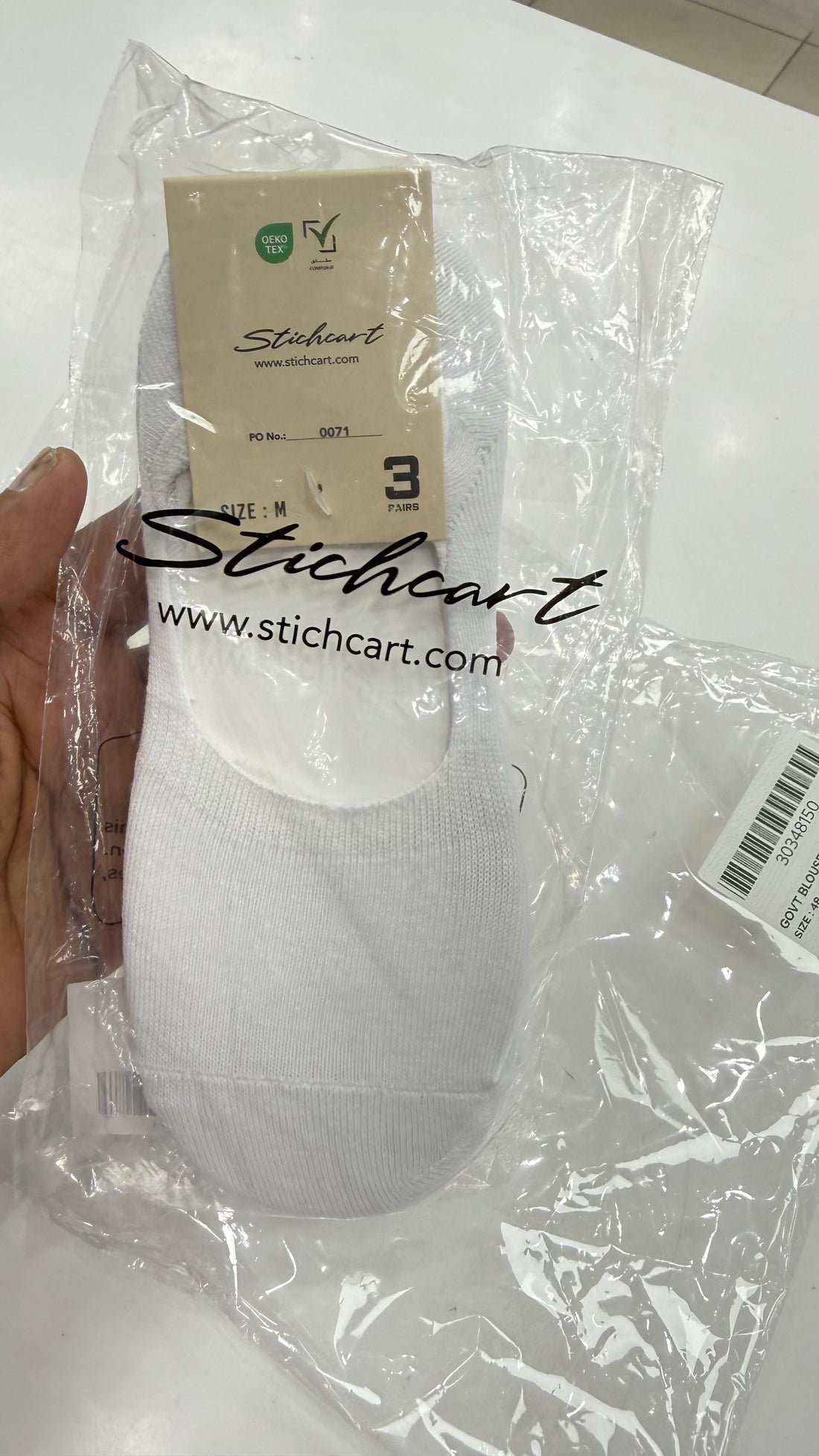 Loafer White Socks Pack of 3