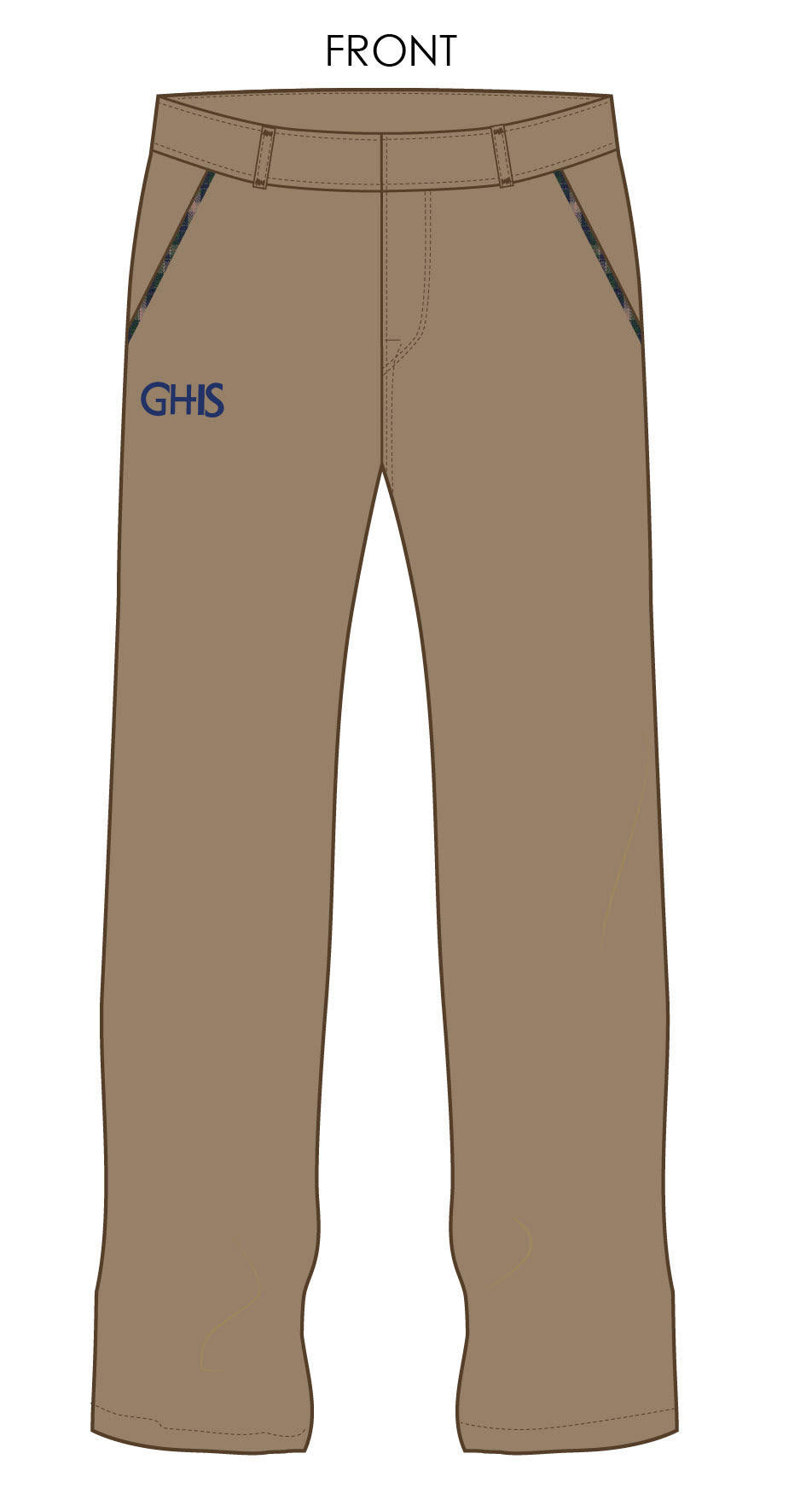 GHIS Trouser Elasticated (KG - Grades)